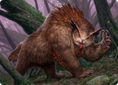 Owlbear Art Card [Dungeons & Dragons: Adventures in the Forgotten Realms Art Series] | Gaming Infinity