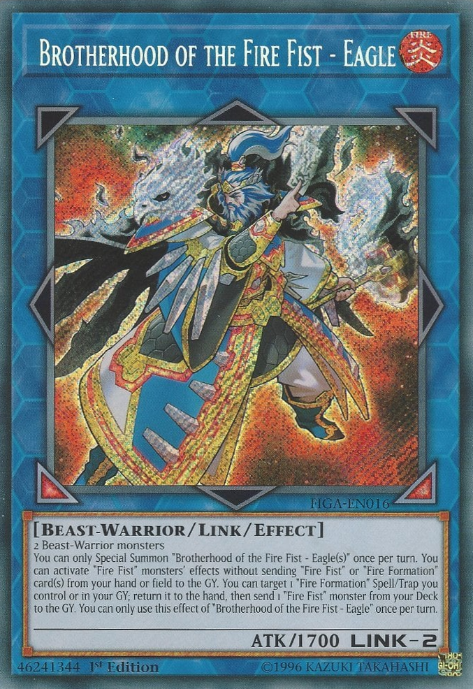 Brotherhood of the Fire Fist - Eagle [FIGA-EN016] Secret Rare | Gaming Infinity