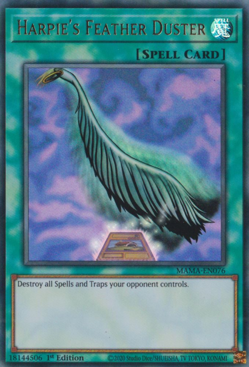 Harpie's Feather Duster [MAMA-EN076] Ultra Rare | Gaming Infinity