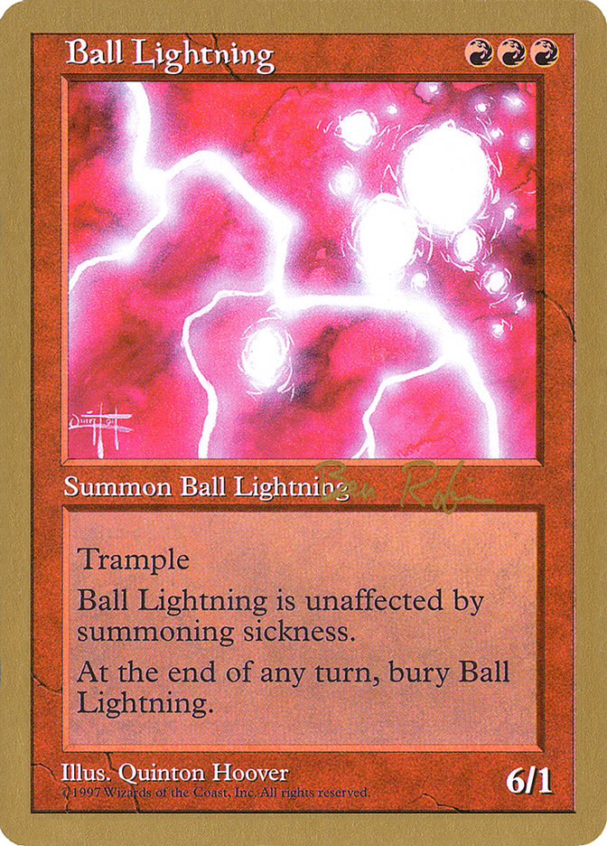 Ball Lightning (Ben Rubin) [World Championship Decks 1998] | Gaming Infinity