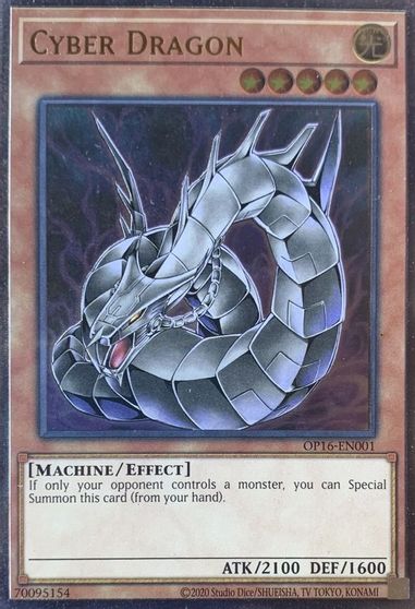 Cyber Dragon [OP16-EN001] Ultimate Rare | Gaming Infinity