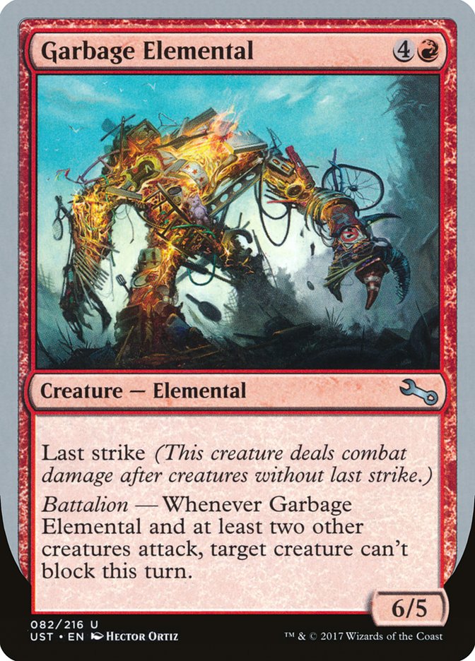 Garbage Elemental (6/5 Creature) [Unstable] | Gaming Infinity