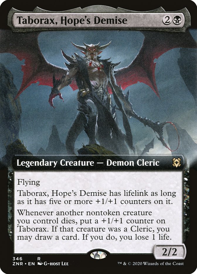 Taborax, Hope's Demise (Extended Art) [Zendikar Rising] | Gaming Infinity