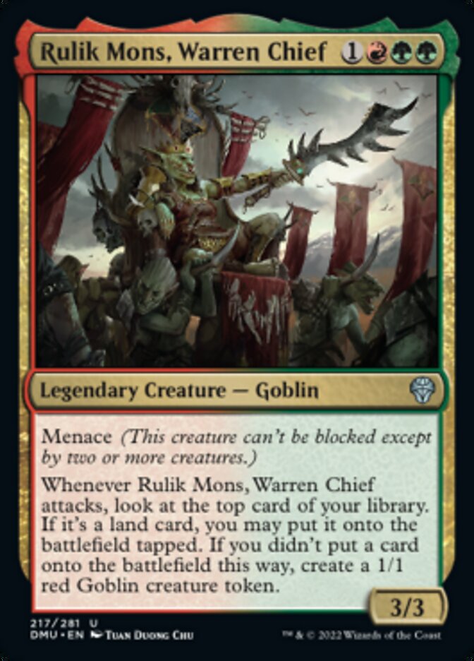 Rulik Mons, Warren Chief [Dominaria United] | Gaming Infinity