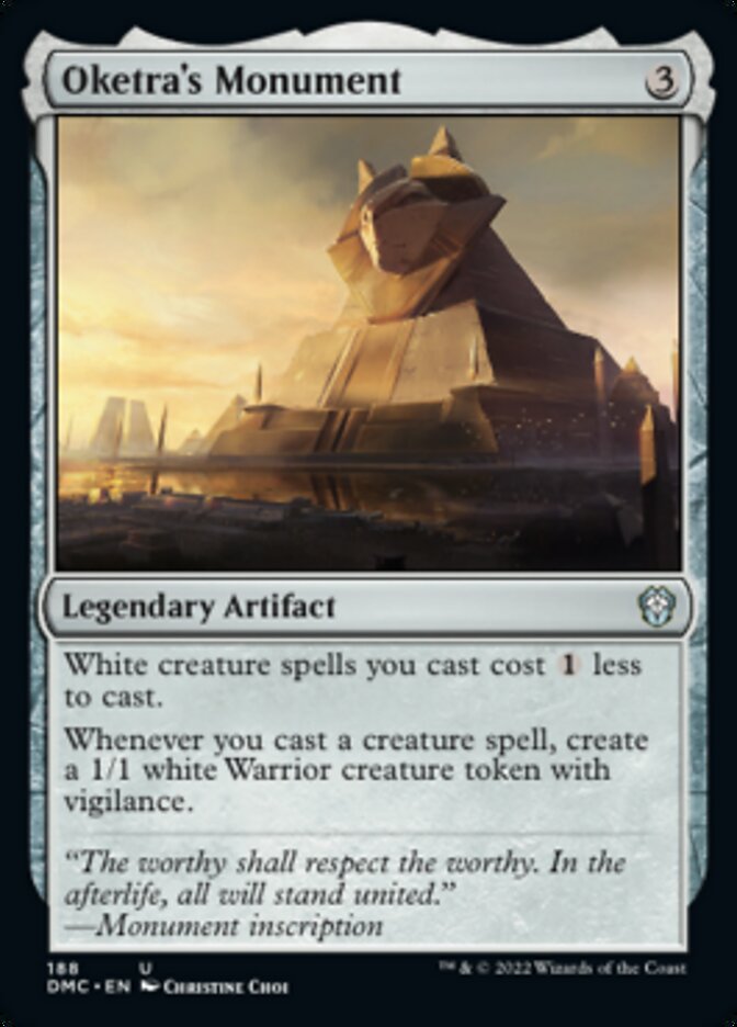 Oketra's Monument [Dominaria United Commander] | Gaming Infinity