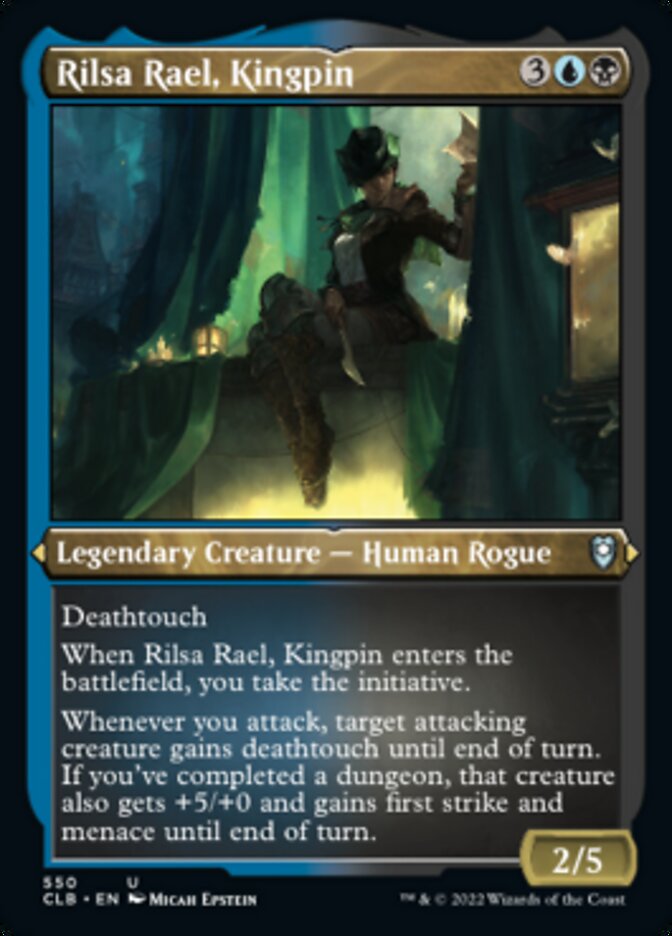 Rilsa Rael, Kingpin (Foil Etched) [Commander Legends: Battle for Baldur's Gate] | Gaming Infinity