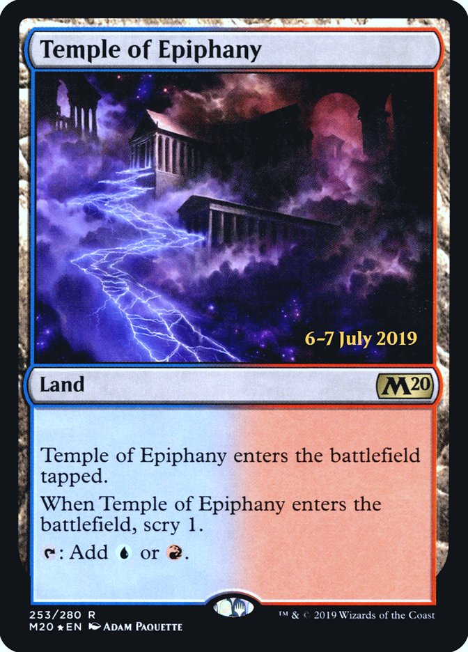 Temple of Epiphany  [Core Set 2020 Prerelease Promos] | Gaming Infinity