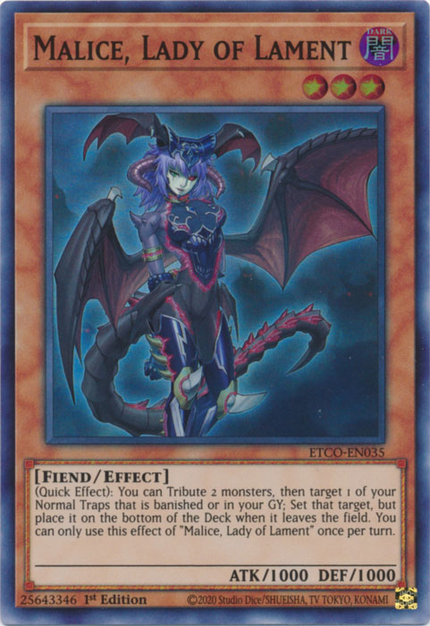 Malice, Lady of Lament [ETCO-EN035] Super Rare | Gaming Infinity