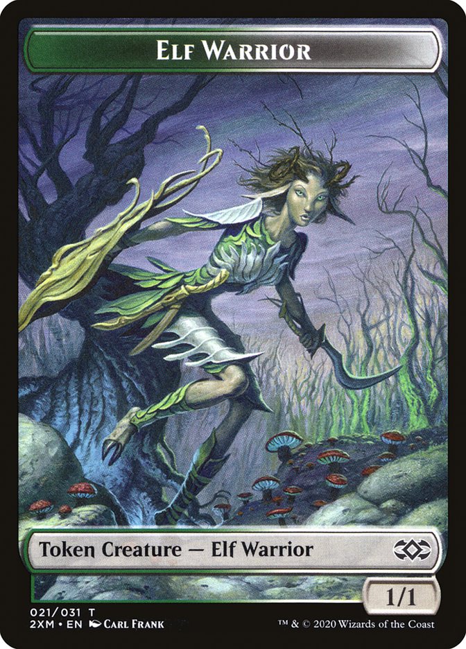 Elf Warrior Token [Double Masters] | Gaming Infinity