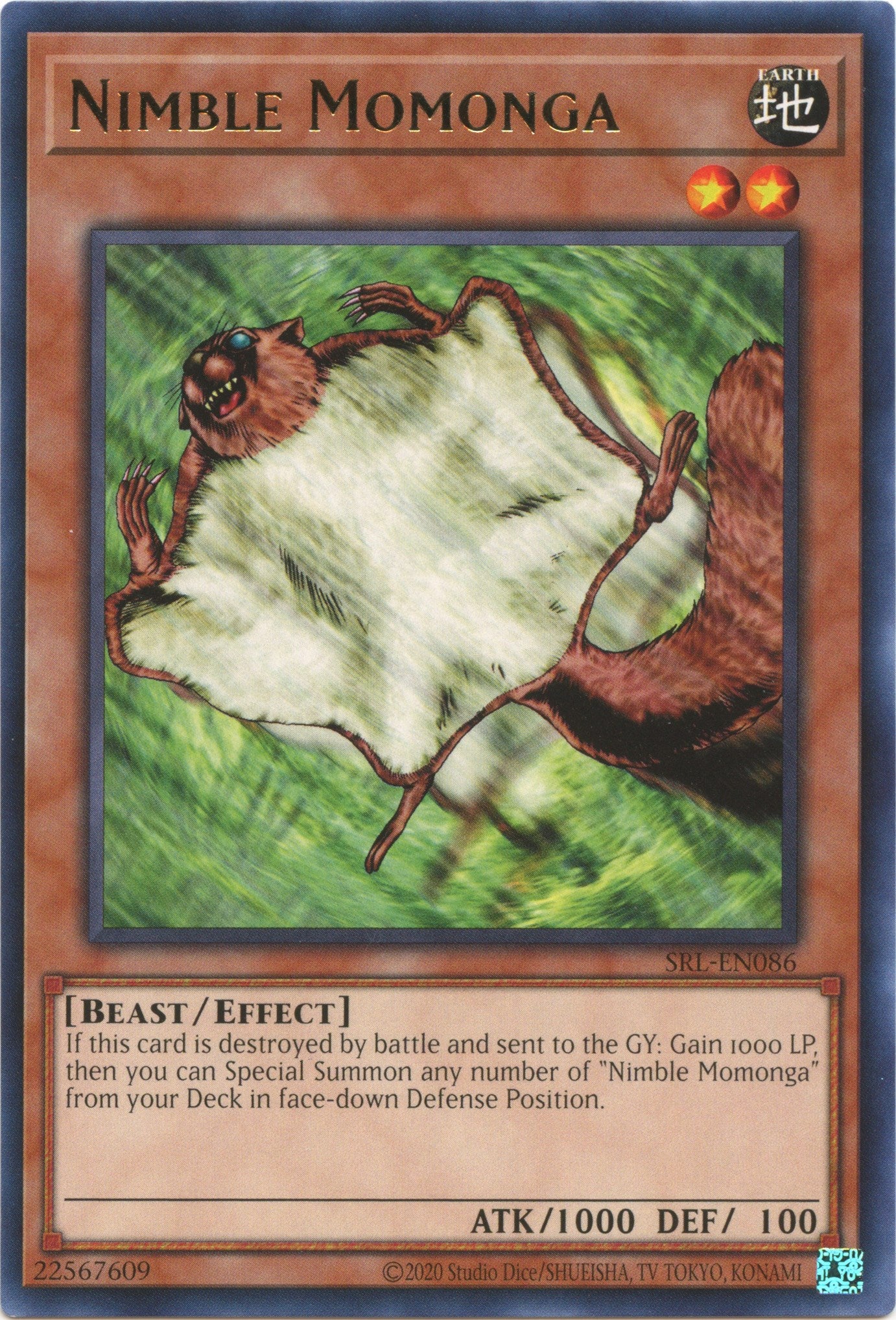 Nimble Momonga (25th Anniversary) [SRL-EN086] Rare | Gaming Infinity