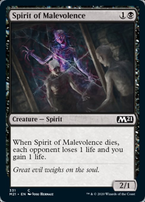 Spirit of Malevolence [Core Set 2021] | Gaming Infinity