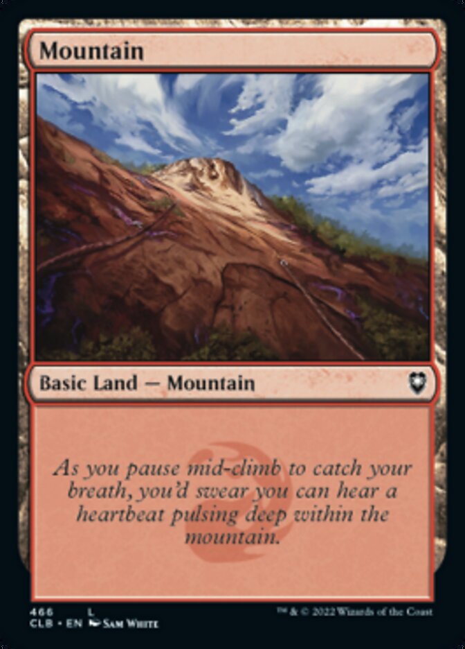 Mountain (466) [Commander Legends: Battle for Baldur's Gate] | Gaming Infinity