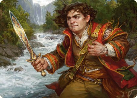 Frodo Baggins Art Card (16/81) [The Lord of the Rings: Tales of Middle-earth Art Series] | Gaming Infinity