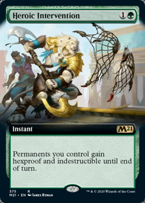 Heroic Intervention (Extended Art) [Core Set 2021] | Gaming Infinity