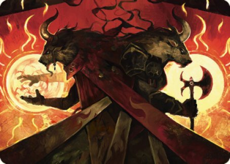 Hurloon Battle Hymn Art Card [Dominaria United Art Series] | Gaming Infinity