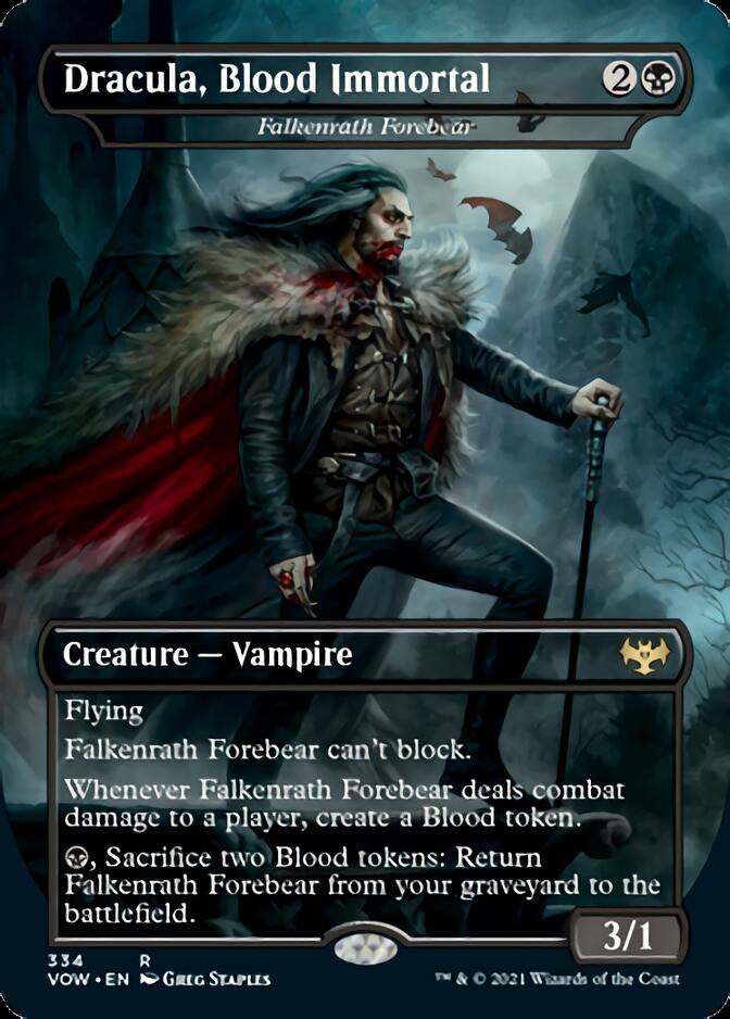 Falkenrath Forebear - Dracula, Blood Immortal [Innistrad: Crimson Vow] | Gaming Infinity