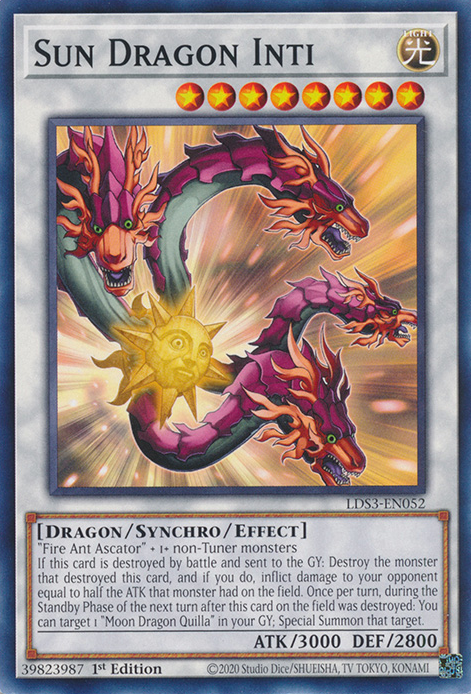 Sun Dragon Inti [LDS3-EN052] Common | Gaming Infinity