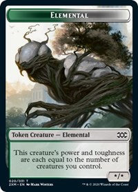 Elemental // Shapeshifter Double-sided Token [Double Masters Tokens] | Gaming Infinity