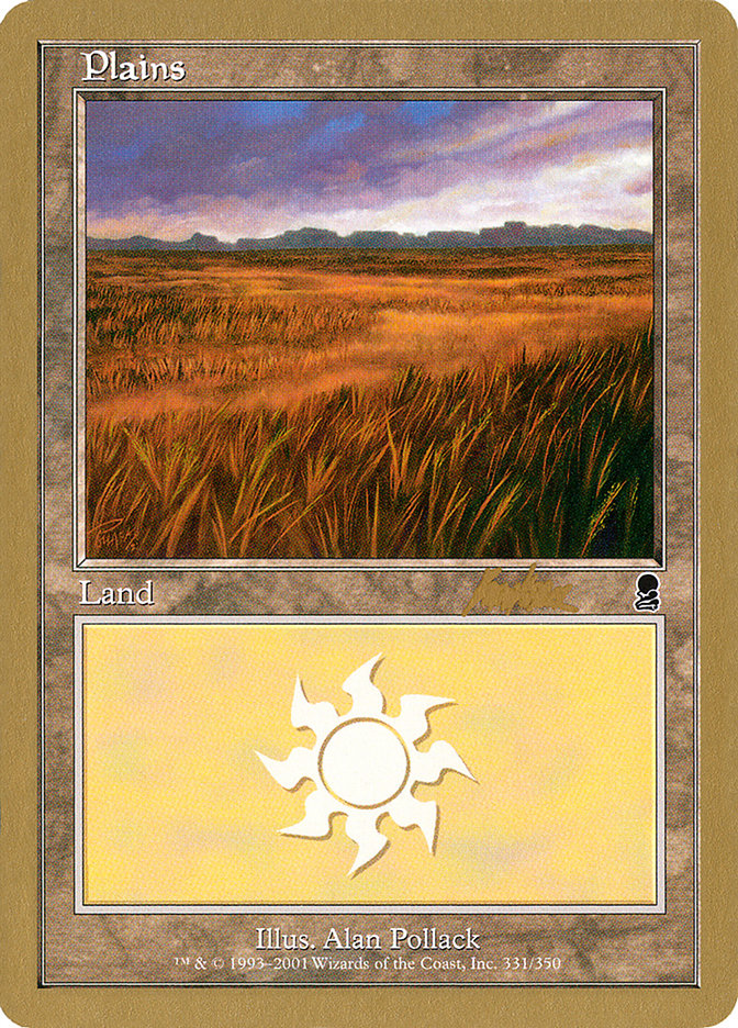 Plains (bk331a) (Brian Kibler) [World Championship Decks 2002] | Gaming Infinity