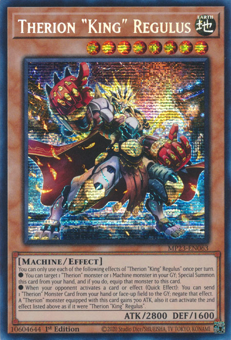 Therion "King" Regulus [MP23-EN063] Prismatic Secret Rare | Gaming Infinity