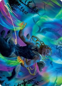 Esika, God of the Tree Art Card (Gold-Stamped Signature) [Kaldheim: Art Series] | Gaming Infinity