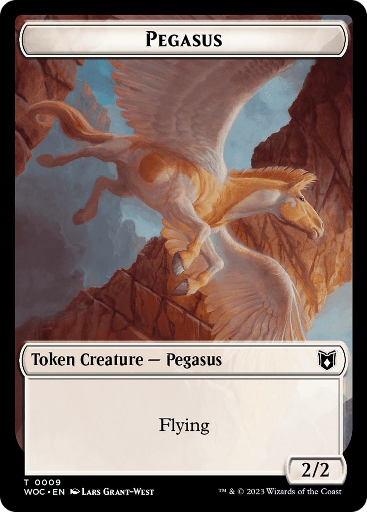 Pirate // Pegasus Double-Sided Token [Wilds of Eldraine Commander Tokens] | Gaming Infinity