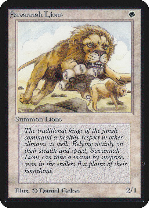 Savannah Lions [Limited Edition Alpha] | Gaming Infinity