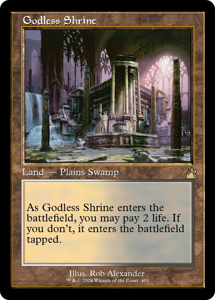 Godless Shrine (Retro) [Ravnica Remastered] | Gaming Infinity