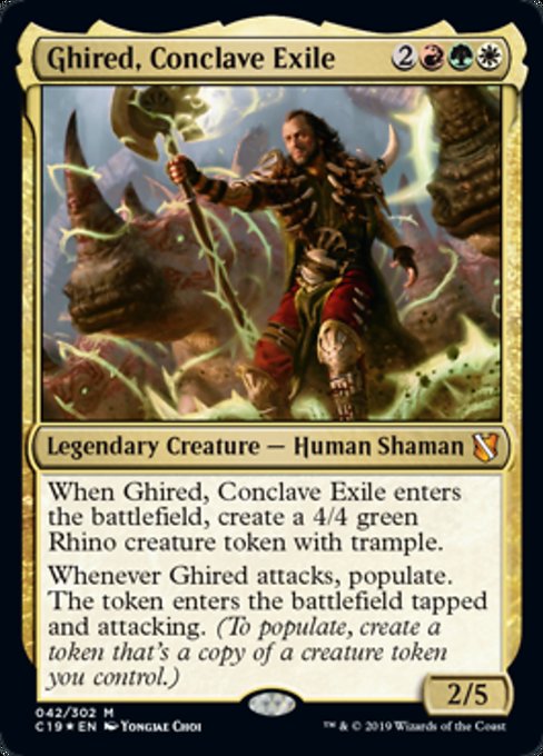 Ghired, Conclave Exile [Commander 2019] | Gaming Infinity