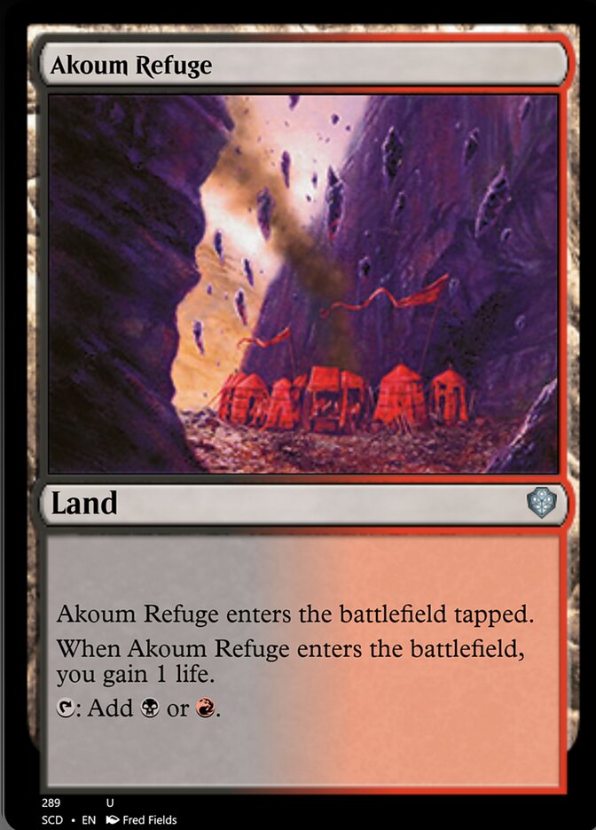 Akoum Refuge [Starter Commander Decks] | Gaming Infinity