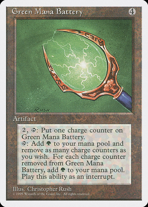 Green Mana Battery [Fourth Edition] | Gaming Infinity