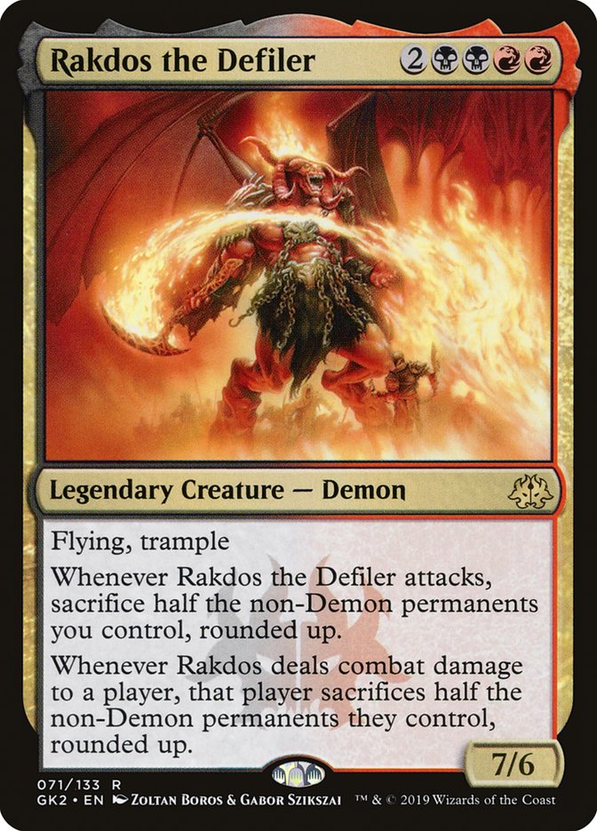 Rakdos the Defiler [Ravnica Allegiance Guild Kit] | Gaming Infinity