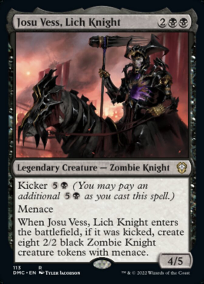 Josu Vess, Lich Knight [Dominaria United Commander] | Gaming Infinity