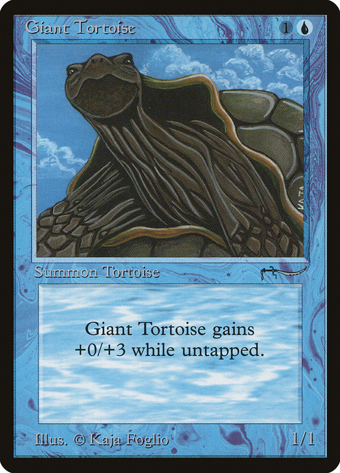 Giant Tortoise (Dark Mana Cost) [Arabian Nights] | Gaming Infinity