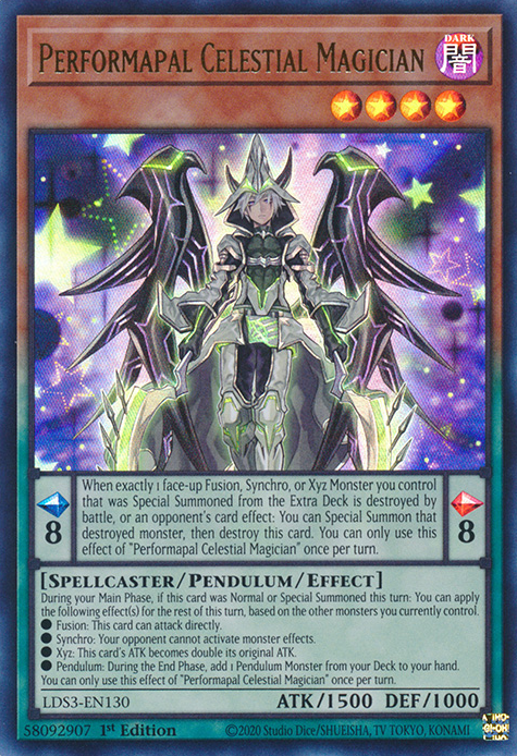 Performapal Celestial Magician [LDS3-EN130] Ultra Rare | Gaming Infinity