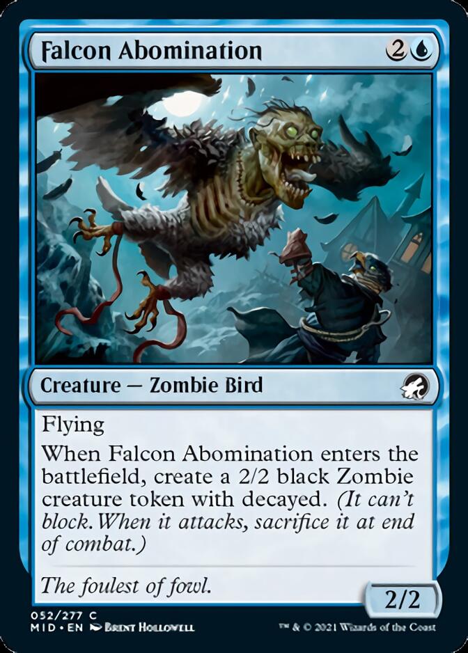 Falcon Abomination [Innistrad: Midnight Hunt] | Gaming Infinity