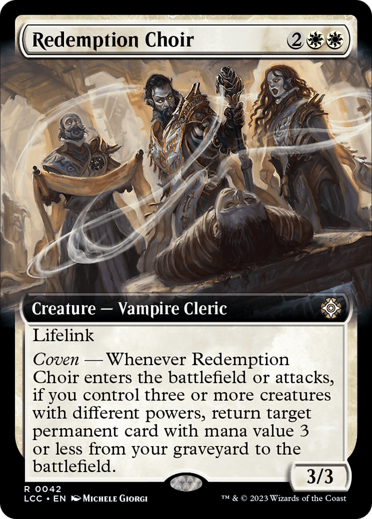 Redemption Choir (Extended Art) [The Lost Caverns of Ixalan Commander] | Gaming Infinity