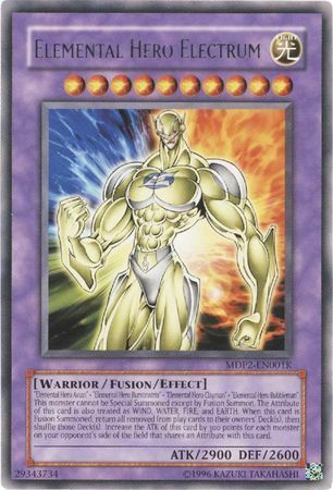 Elemental Hero Electrum (Redemption Replacement) [MDP2-EN001K] Rare | Gaming Infinity