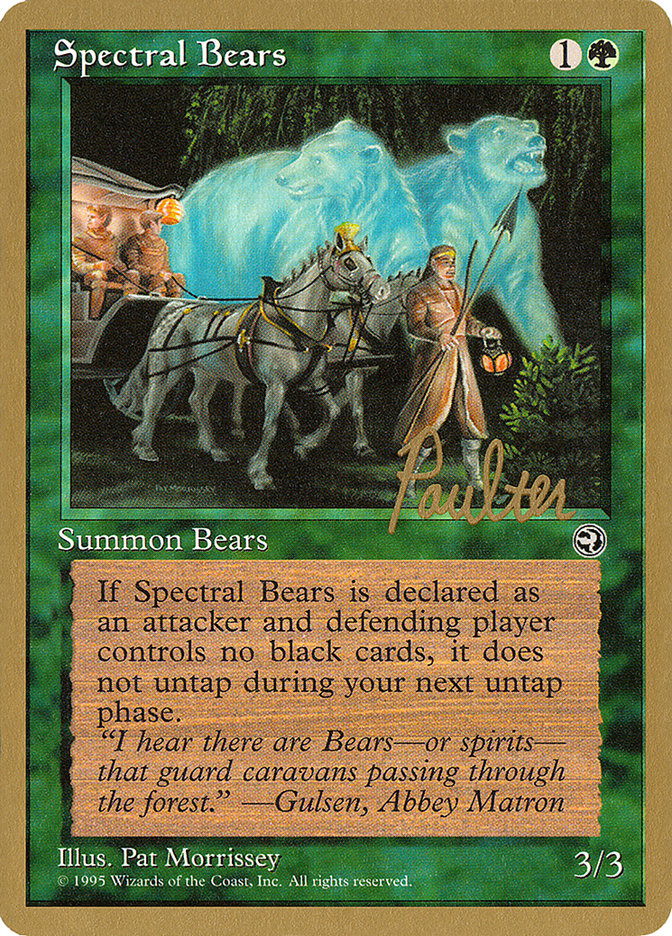 Spectral Bears (Preston Poulter) [Pro Tour Collector Set] | Gaming Infinity