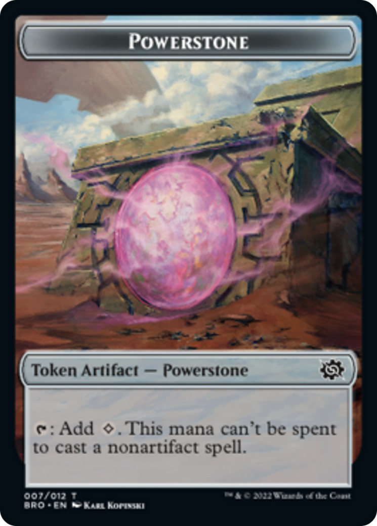 Powerstone Token [The Brothers' War Tokens] | Gaming Infinity