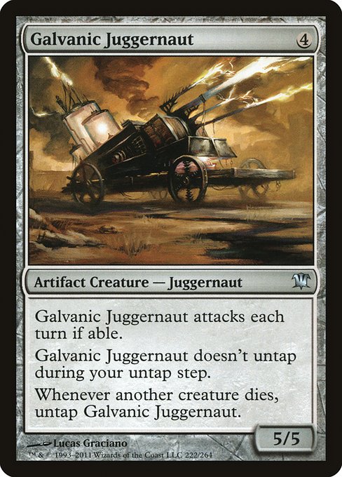 Galvanic Juggernaut [Innistrad] | Gaming Infinity