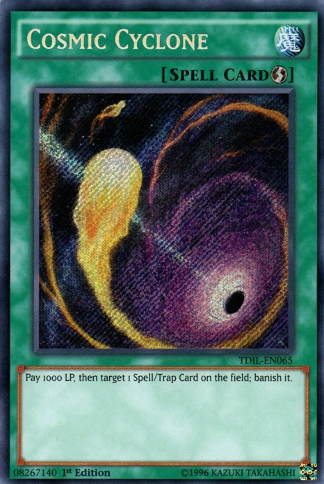 Cosmic Cyclone [TDIL-EN065] Secret Rare | Gaming Infinity