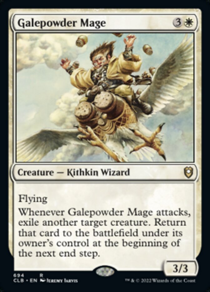 Galepowder Mage [Commander Legends: Battle for Baldur's Gate] | Gaming Infinity