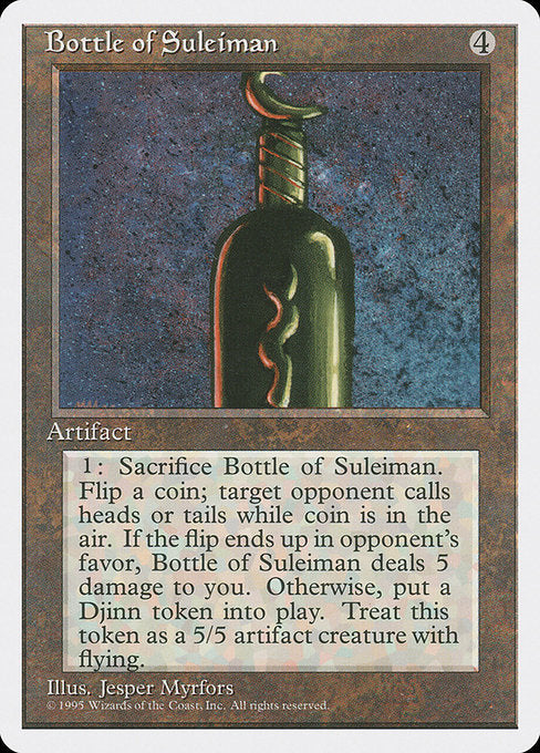 Bottle of Suleiman [Fourth Edition] | Gaming Infinity