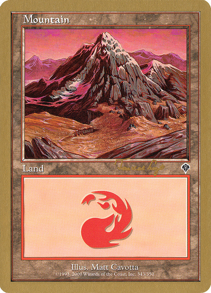 Mountain (tvdl343) (Tom van de Logt) [World Championship Decks 2001] | Gaming Infinity