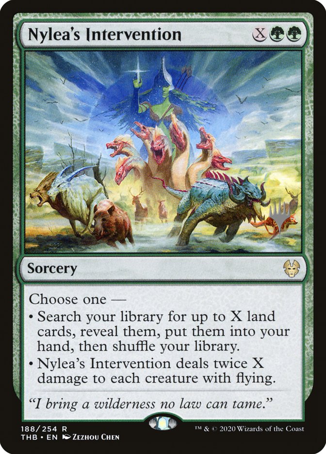 Nylea's Intervention (Promo Pack) [Theros Beyond Death Promos] | Gaming Infinity