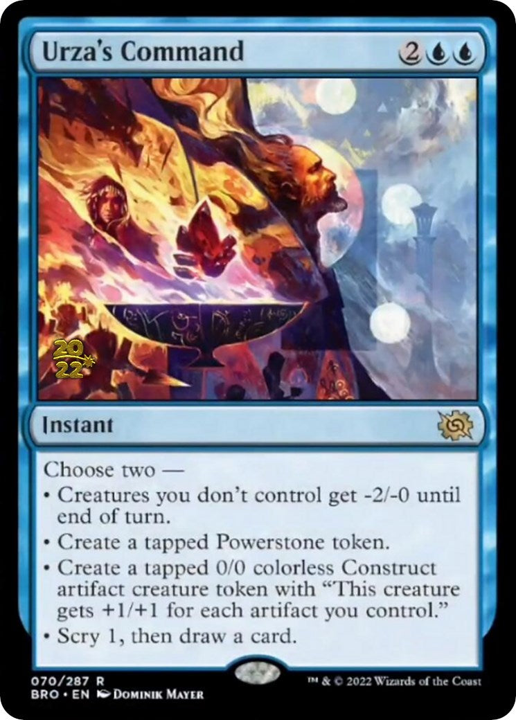 Urza's Command [The Brothers' War: Prerelease Promos] | Gaming Infinity