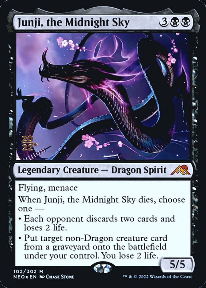 Junji, the Midnight Sky [Kamigawa: Neon Dynasty Prerelease Promos] | Gaming Infinity