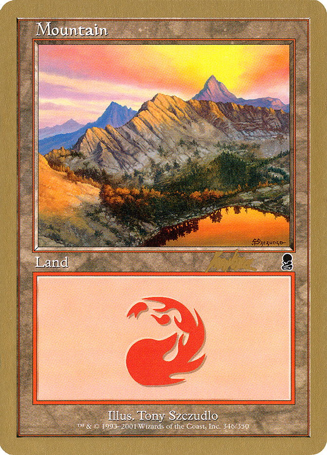 Mountain (bk346) (Brian Kibler) [World Championship Decks 2002] | Gaming Infinity