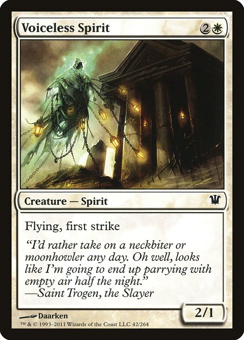 Voiceless Spirit [Innistrad] | Gaming Infinity